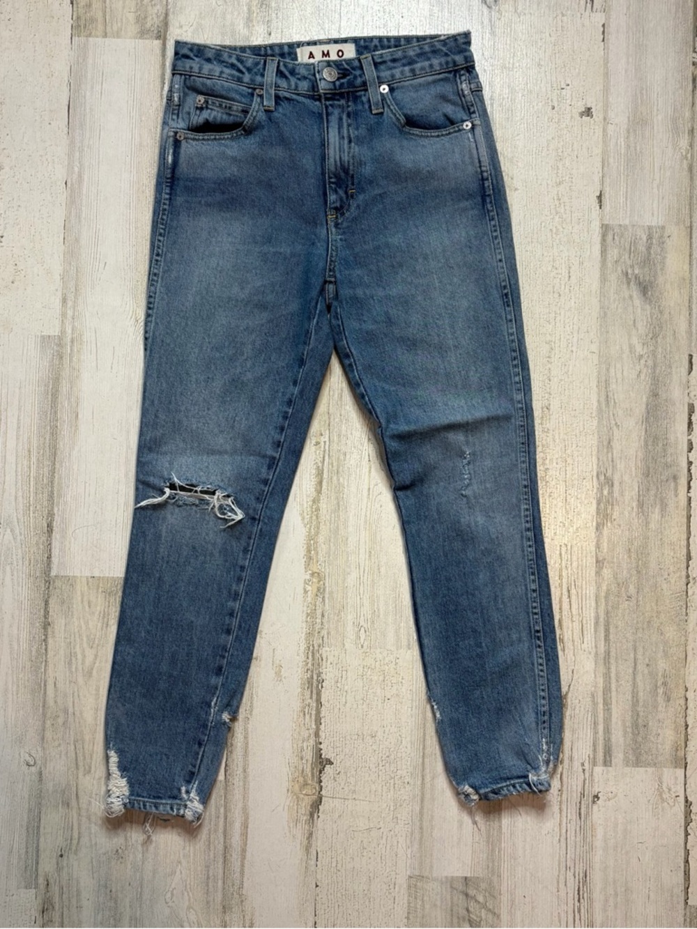 AMO Nico Straight Leg Jean Size 26 - Picture 2 of 7